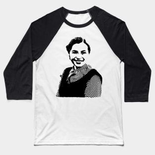 Rosa Parks Portrait Baseball T-Shirt